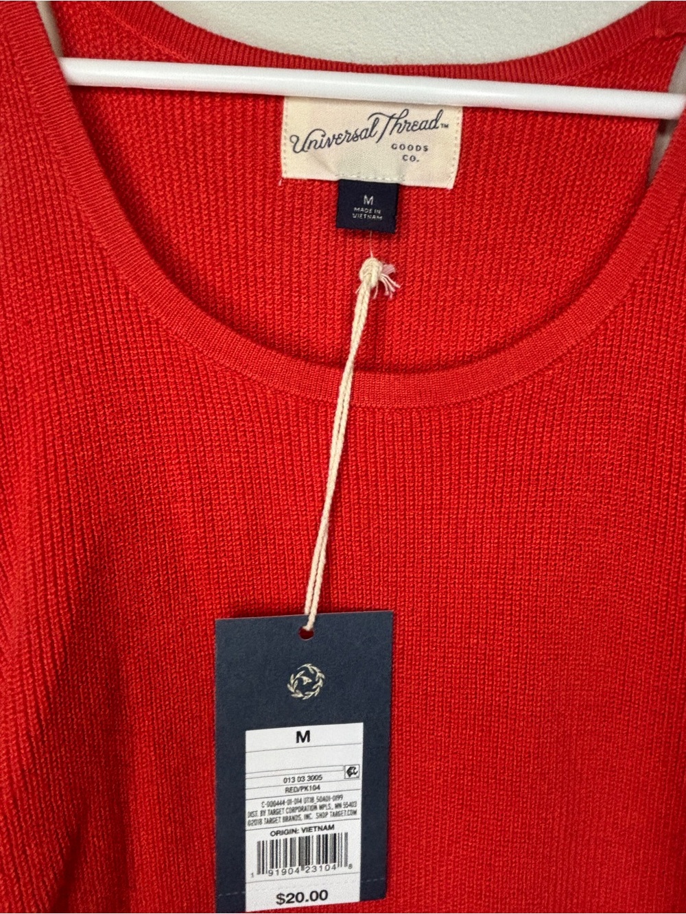 Universal Thread Red Ruched Side Tank Top - Picture 3 of 5